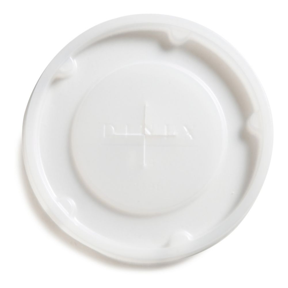 Dinex&reg; Translucent Disposable Lid with Straw Slot for 8 Oz Tumbler