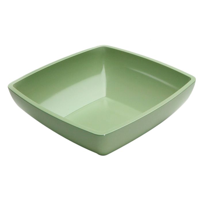 Delfin 4.25 Qt. Sage Rectangular Metro Bowl