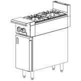 Vulcan Hart V Series Heavy Duty 12" Gas Range w/ Two Burners