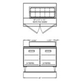 Randell&reg; Refrigerated Prep Table Model 9304-7