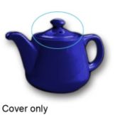 Hall&reg; China Cobalt Blue 12 Oz. Tea Pot with No Drip Spout