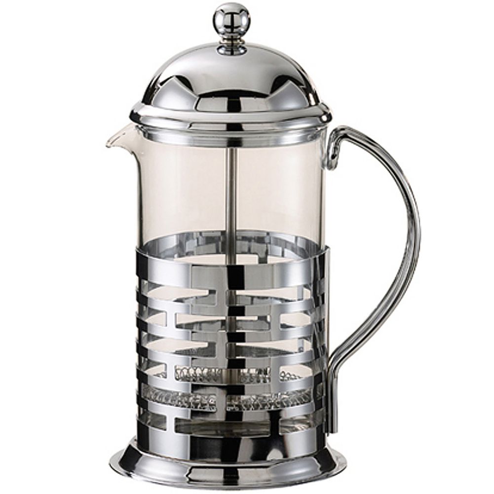 Service Ideas Brick / Chrome .6 liter Coffee Press