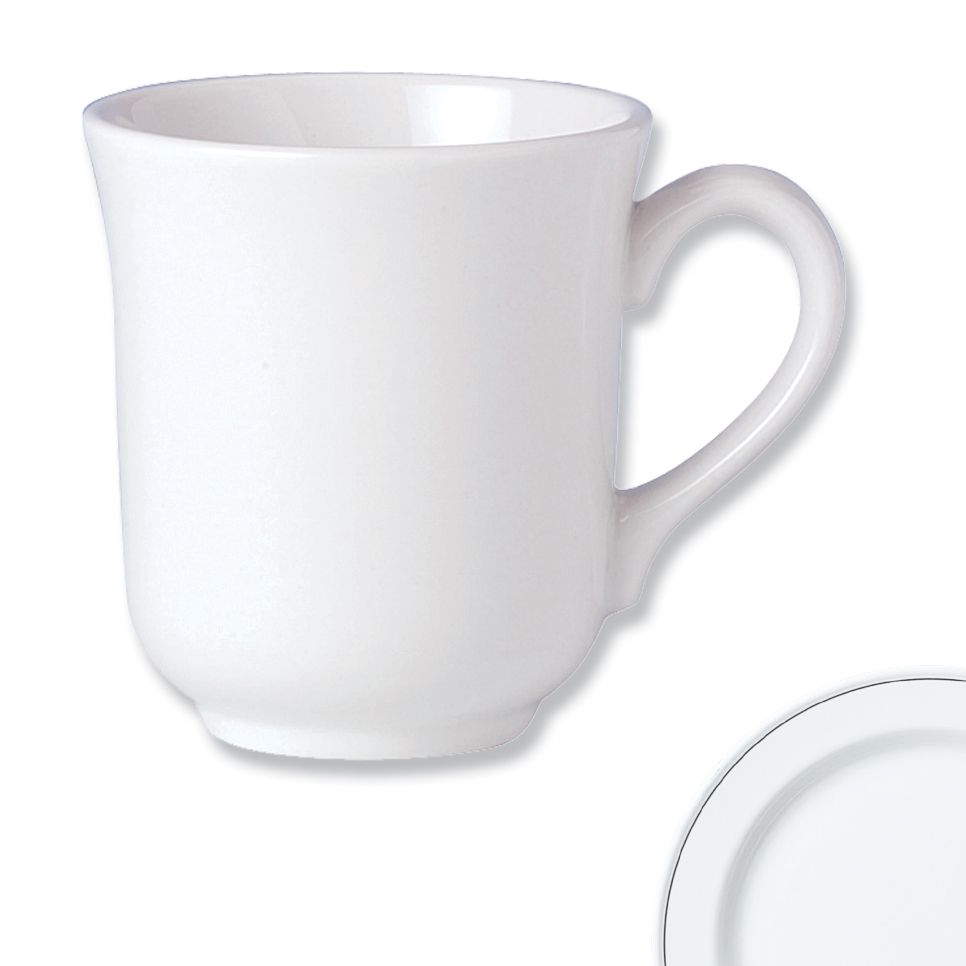 Steelite Performance Simplicity Black Line 8-1/2 Oz Mug Club
