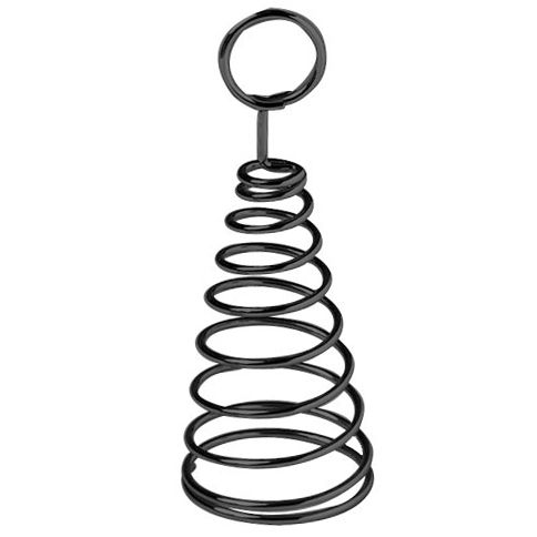 American Metalcraft Black Spiral Wire 6"H Number Holder