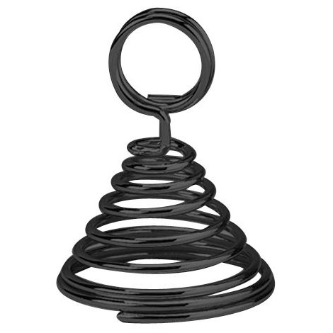American Metalcraft Spiral Black Wire 3"H Number Holder