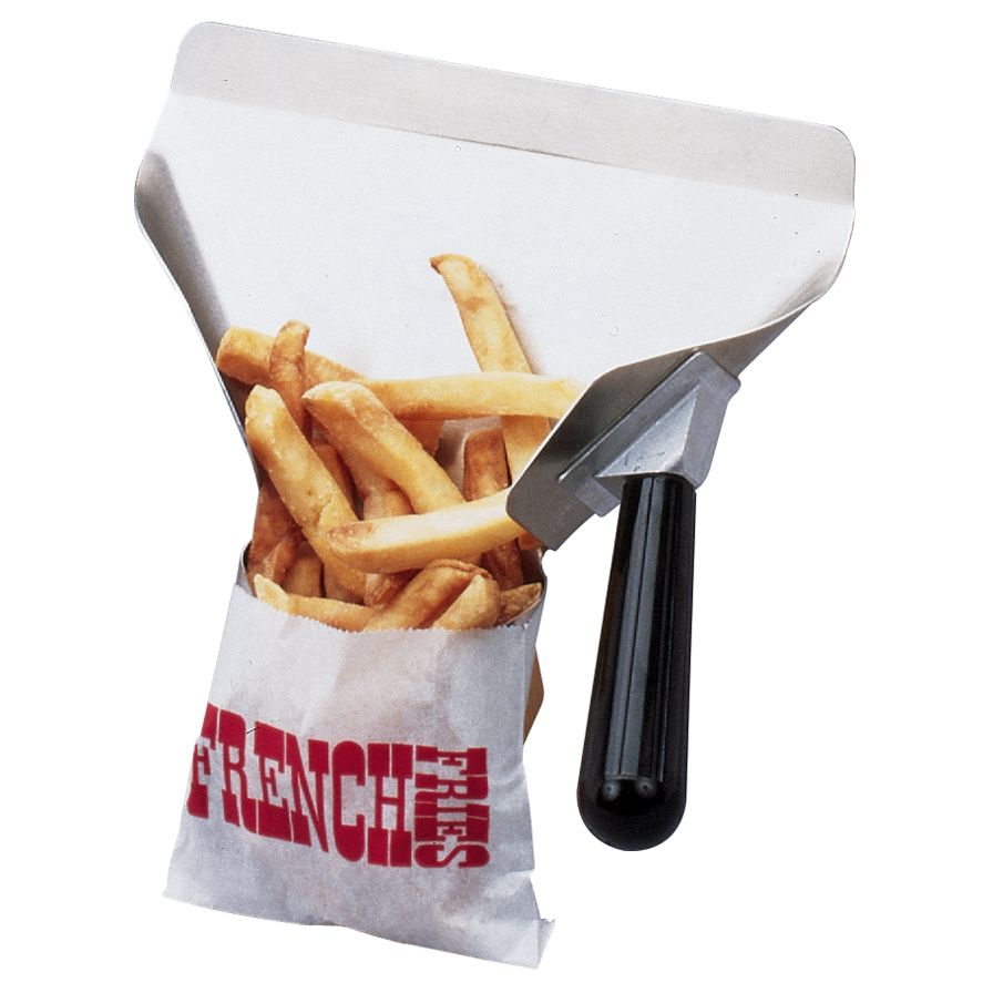 Prince Castle Right-Handle Aluminum French Fry Bagging Scoop