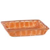 Willow Rectangular 14" Poly-Line Tray w/ Reinforced Rim