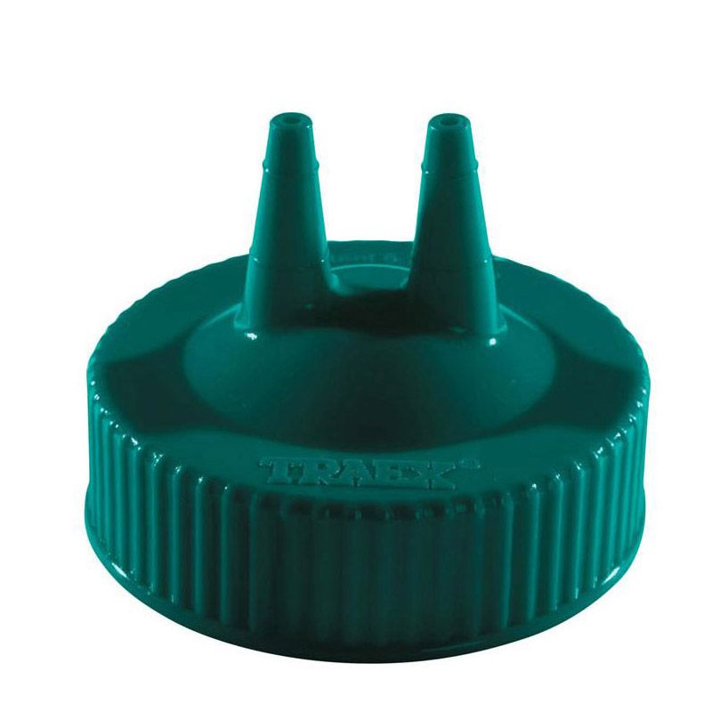 Traex&reg; Vista Green Twin Tip Cap for Squeeze Bottle