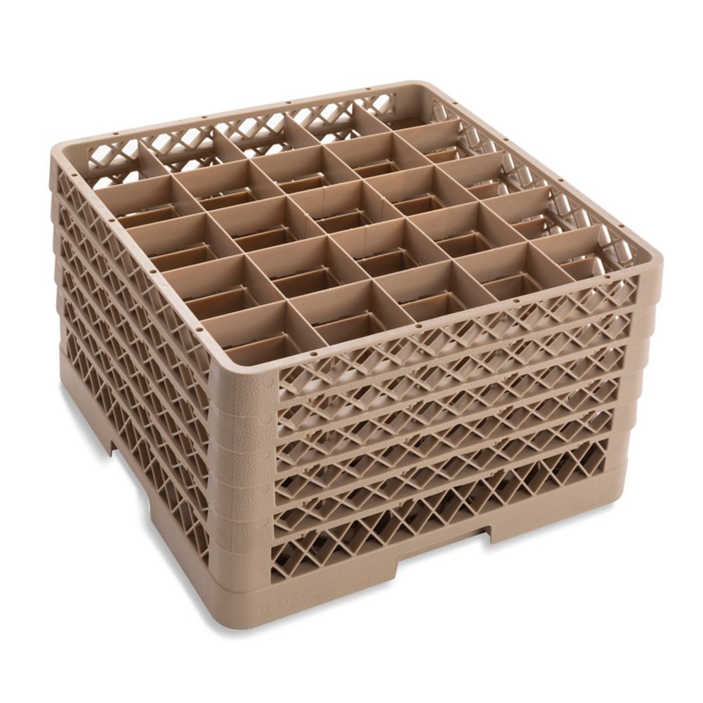 Traex&reg; 25 Compartment 5 Extender Beige Glass Rack