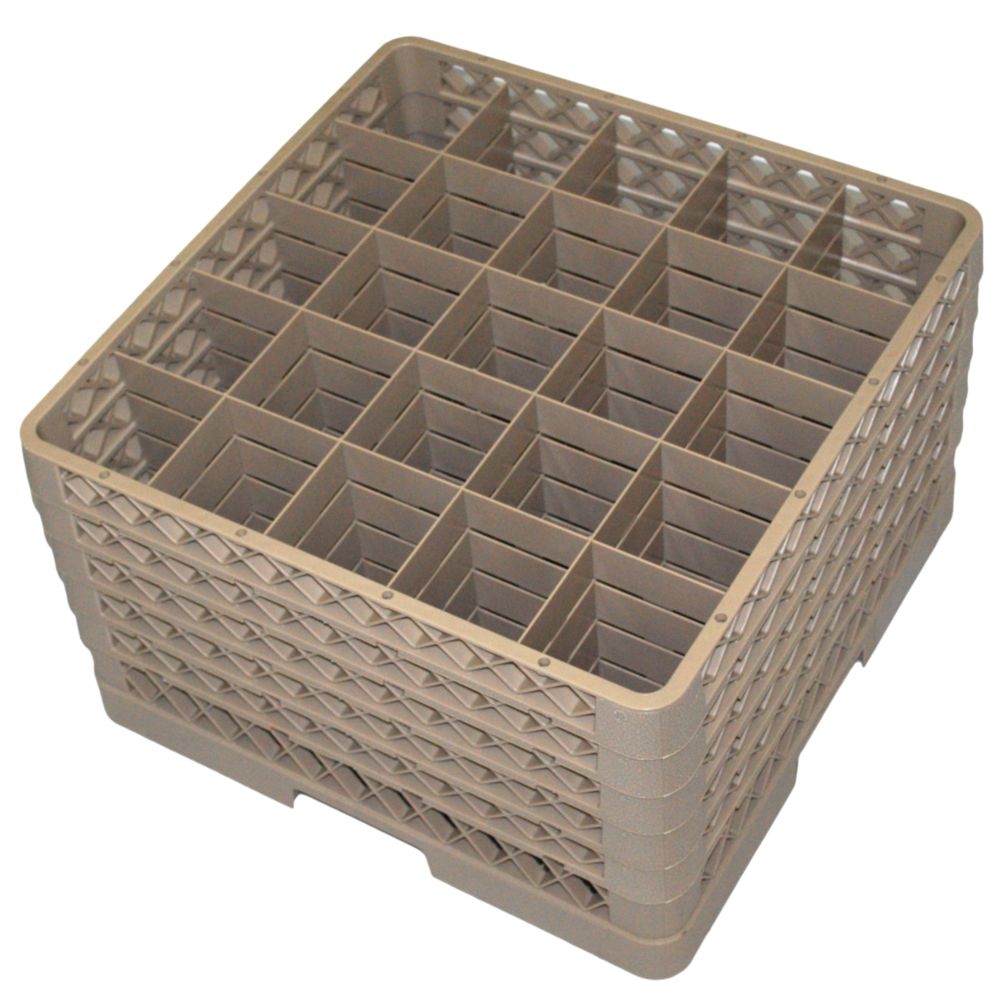 Traex&reg; 25 Compartment 5 Extender Beige Glass Rack