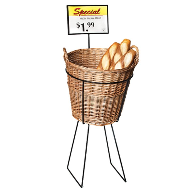 Willow Specialties Bread Display Stand And Basket