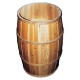 Bradbury Barrel Wooden Peanut Barrel