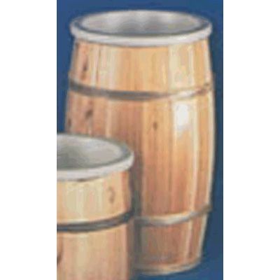 Bradbury Barrel 14" x 24" Lacquer Finish Wooden Barrel