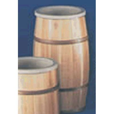 Bradbury Barrel 14" x 18" Lacquer Finish Wooden Barrel