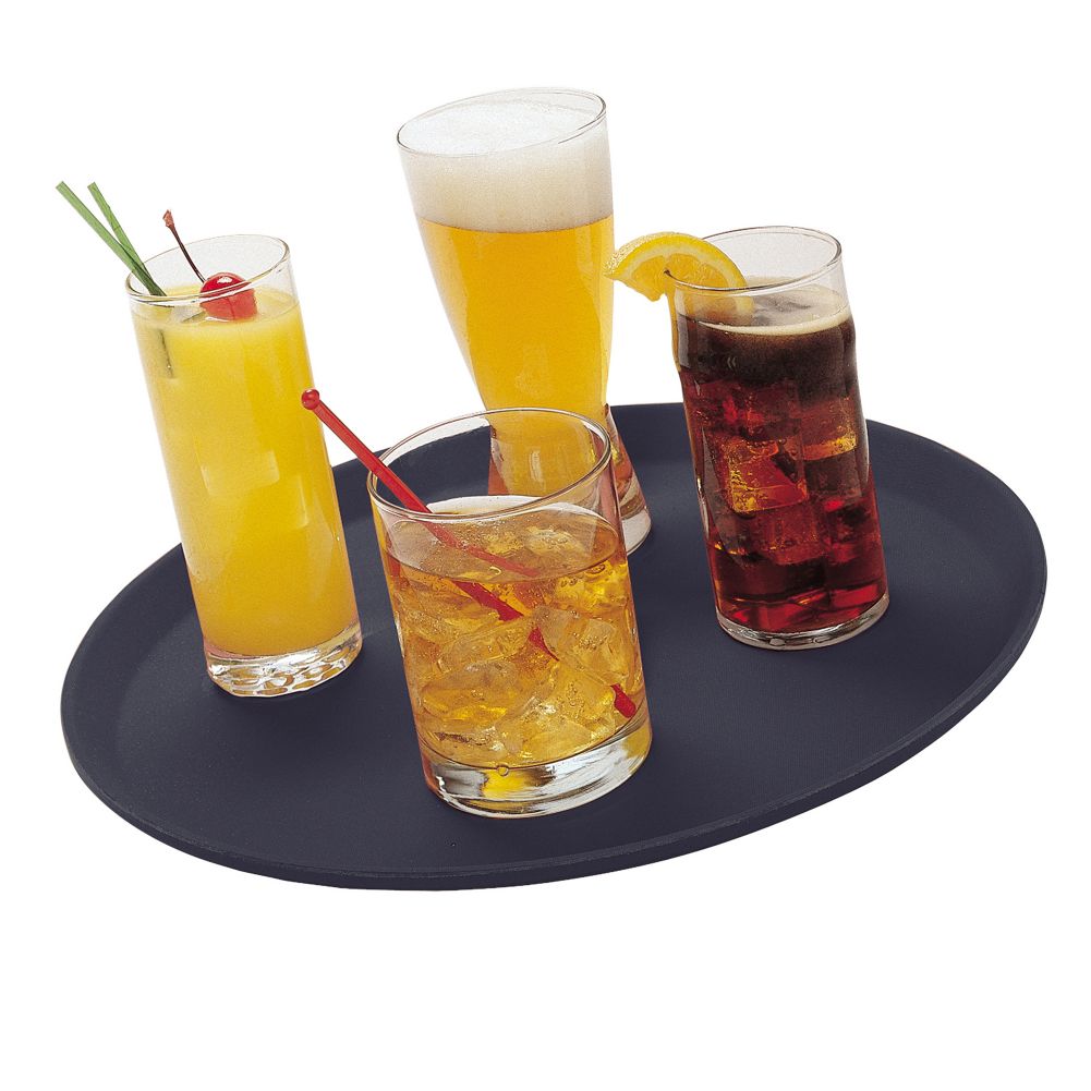 Cambro Black Round 16" Camtread&reg; Tray