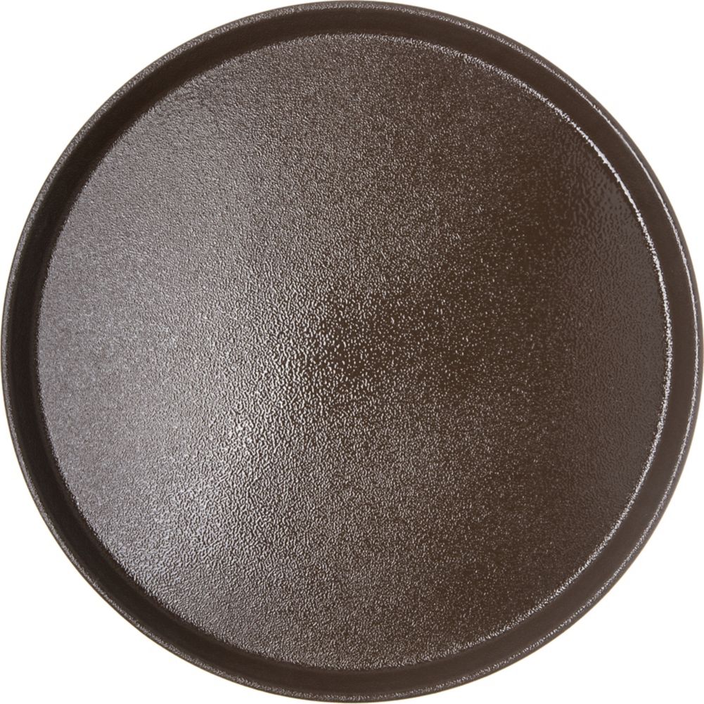 Carlisle Round GripTite&trade; Tray, Toffee Tan, 16"