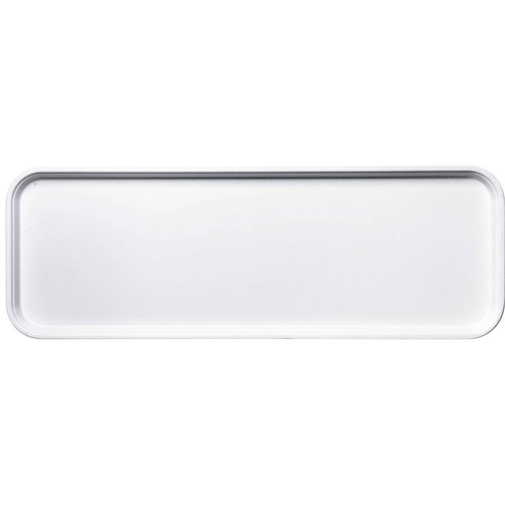 Carlisle&reg; 25-1/2" x 8-3/4" Pearl White Fiberglass Tray