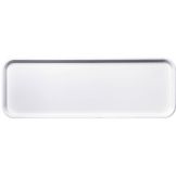 Carlisle&reg; 25-1/2" x 8-3/4" Pearl White Fiberglass Tray