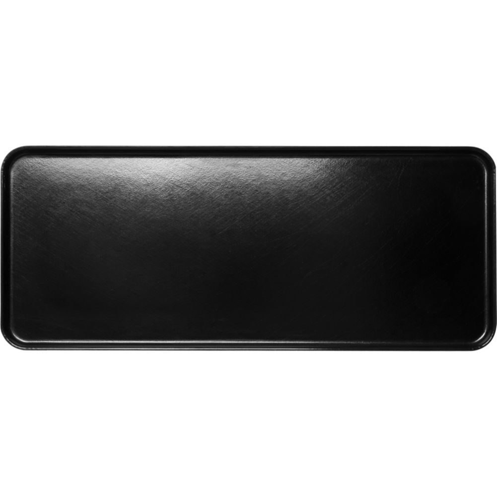 Carlisle Fiberglass Market Tray, Ebony, 12-1/2" X 30"
