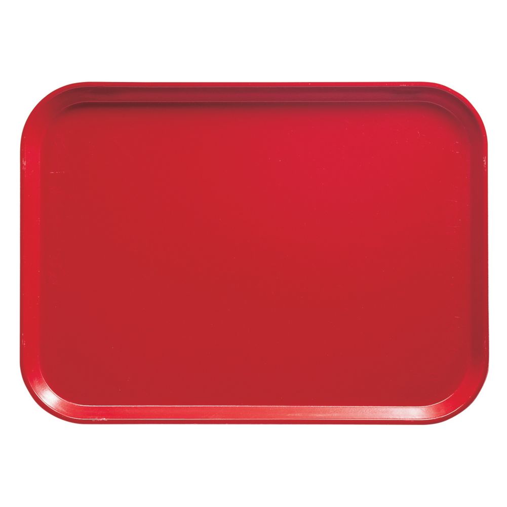 Cambro Rectangular Low Profile Rim Camtray&reg; Signal Red