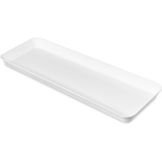 Carlisle Market Tray, White, 10-1/2" X 30" X 2"