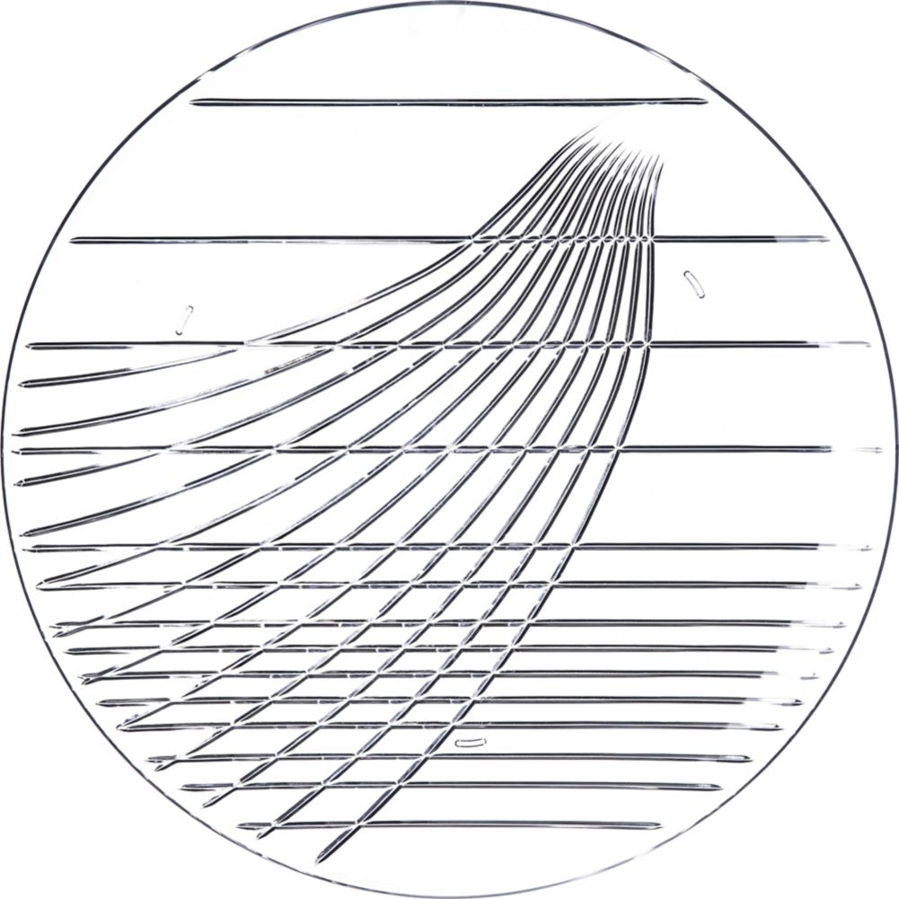 Festival Trays Round Tray, Clear, 13"