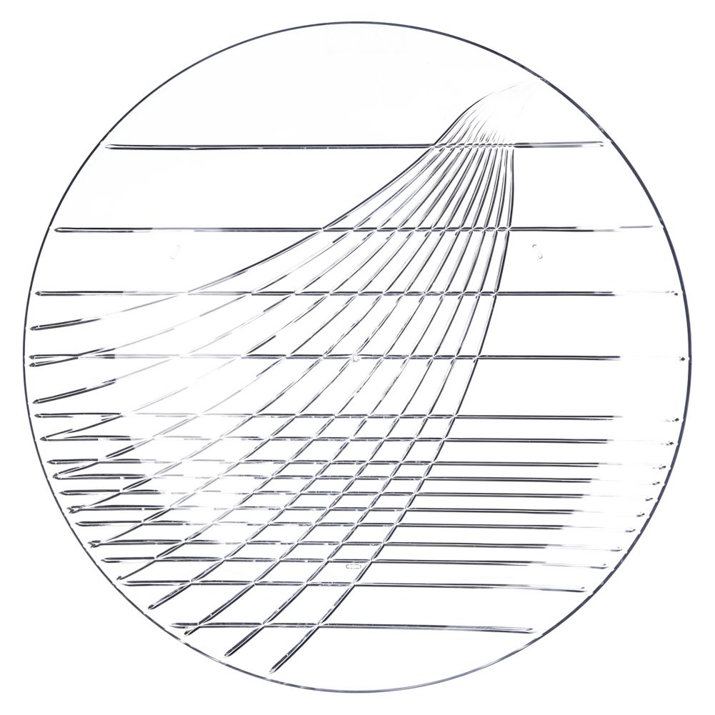 Festival Trays Round Tray, Clear, 16"