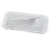 Festival Trays Rectangular Tray, Clear, 12-1/2" x 7"