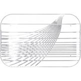 Festival Trays Rectangular Handled Tray, Clear, 19-1/2x 13