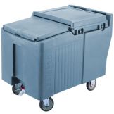 Cambro Standard Height SlidingLid Ice Caddy, Slate Blue, 175 lbs