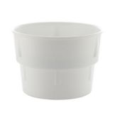 Dart&reg; 16 Oz. White Plastic Malt Collar
