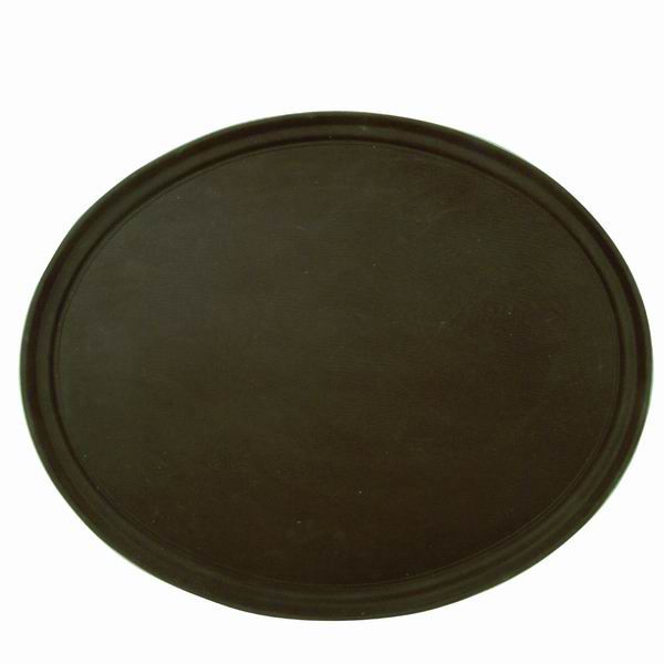 Thunder Group Black Oval Serving Tray