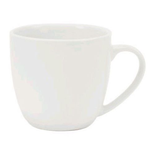 Tuxton&reg; Porcelain White 12 Oz. Milano Mug