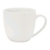 Tuxton&reg; Porcelain White 12 Oz. Milano Mug