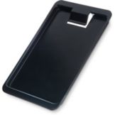 Carlisle Black 4-3/8" x 7-3/4" Tip Tray w/ Check Clip