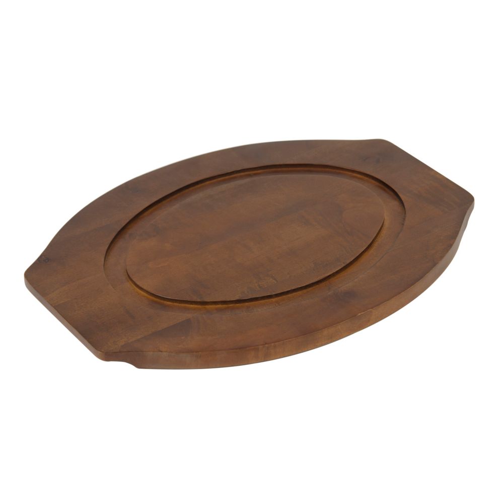 Bon Chef Oval 11 x 15" Wood Underliner for Platters