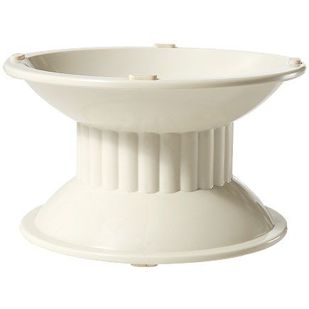 G.E.T. Ivory Presentation & Display 4"H Pedestal