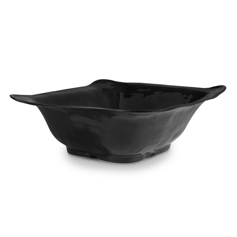G.E.T. New Yorker&trade; Black 4.25 Qt 13" Square Melamine Bowl