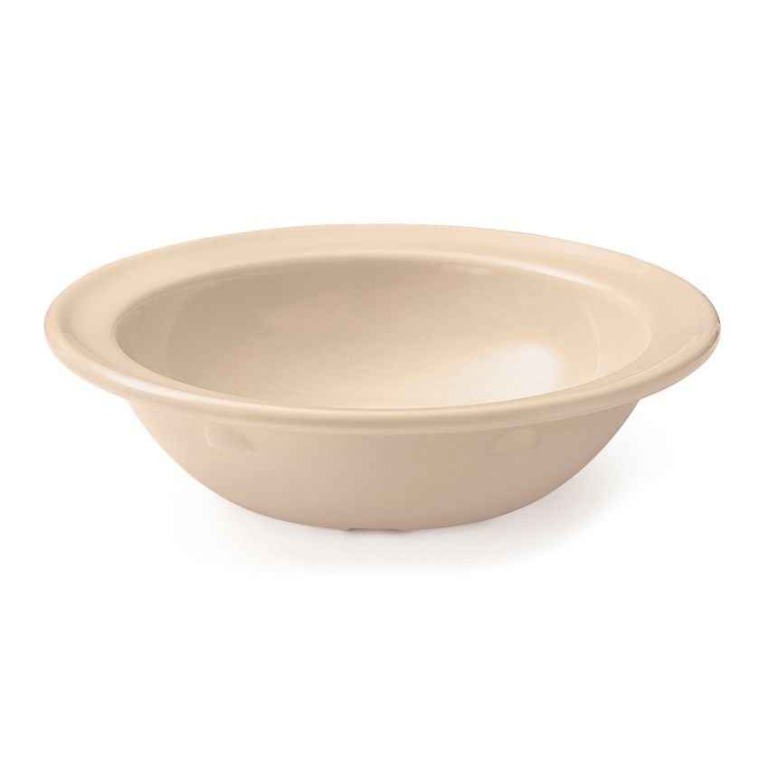 G.E.T. Supermel I&trade; Tan 5 Oz Rimmed Melamine Fruit Bowl