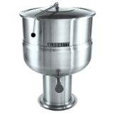 Blodgett 40 Gallon Direct Steam Pedestal Kettle w/ Hinged Cover