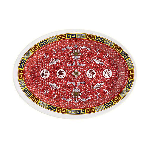 G.E.T. Longevity&trade; Dynasty Line 14" Melamine Oval Platter