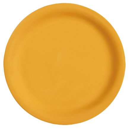 G.E.T. Diamond Mardi Gras&trade; Tropical Yellow 9" Plate