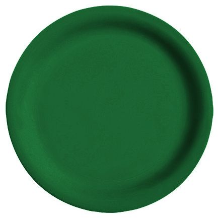 G.E.T. Diamond Mardi Gras&trade; Rainforest Green 6-1/2" Plate