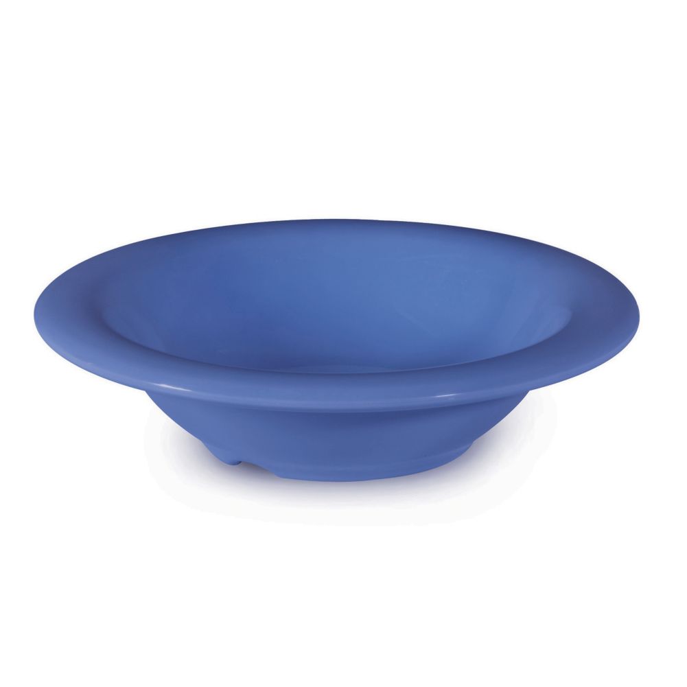 G.E.T. Diamond Mardi Gras&trade; Peacock Blue 8 Oz. Melamine Bowl