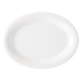 G.E.T. Diamond White&trade; Oval 9-1/2 x 7-1/4" White Platter