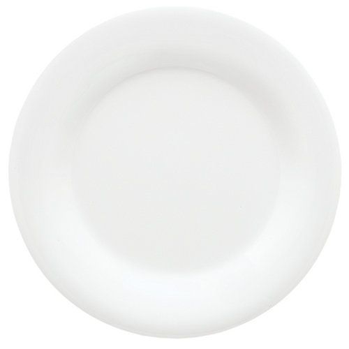 G.E.T. Diamond White&trade; Wide Rim 6-1/2" Melamine Plate