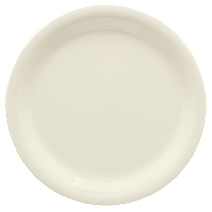 G.E.T. Diamond Ivory&trade; Narrow Rim 7-1/4" Melamine Plate