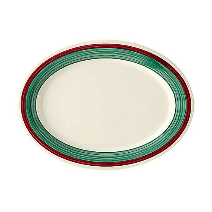 G.E.T. Diamond Portofino&trade; 12" Oval Melamine Platter