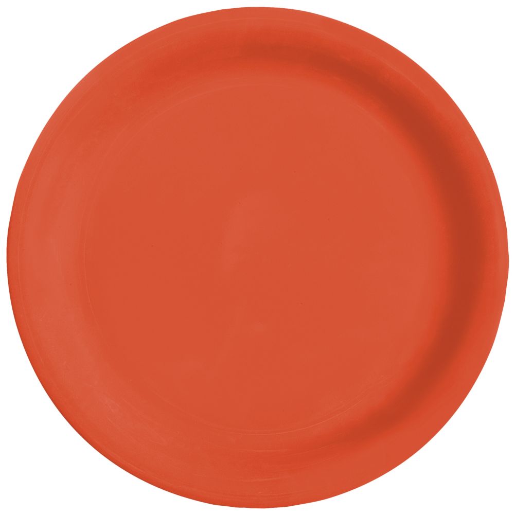 G.E.T. Diamond Mardi Gras&trade; Rio Orange 9" Plate