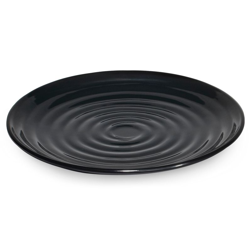 G.E.T. Milano&trade; 10-1/4" Black Round Plate